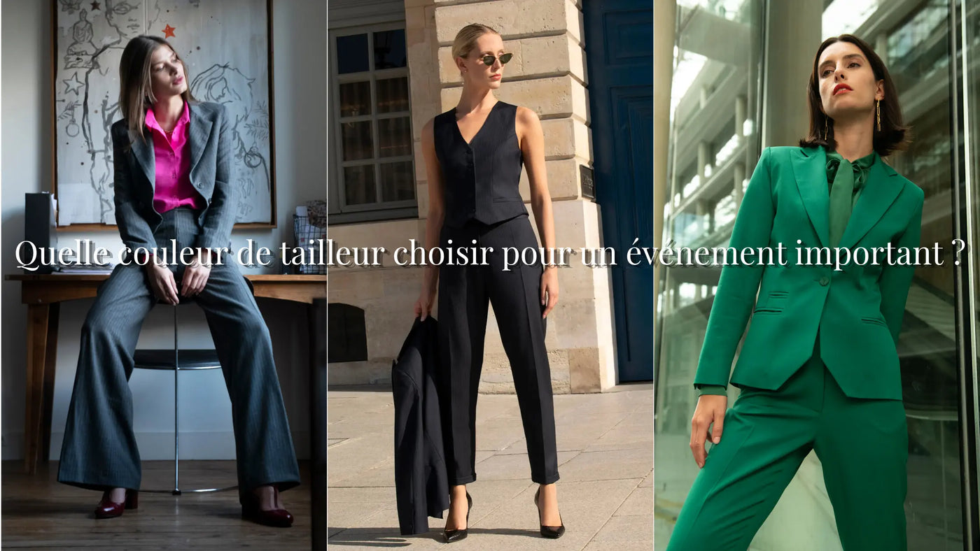 Quelle couleur de tailleur choisir pour un événement important ?