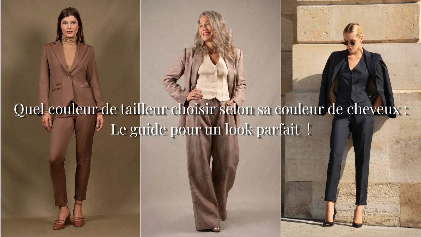 Quelle couleur de tailleur choisir selon sa couleur de vos cheveux ? Le guide pour un look parfait