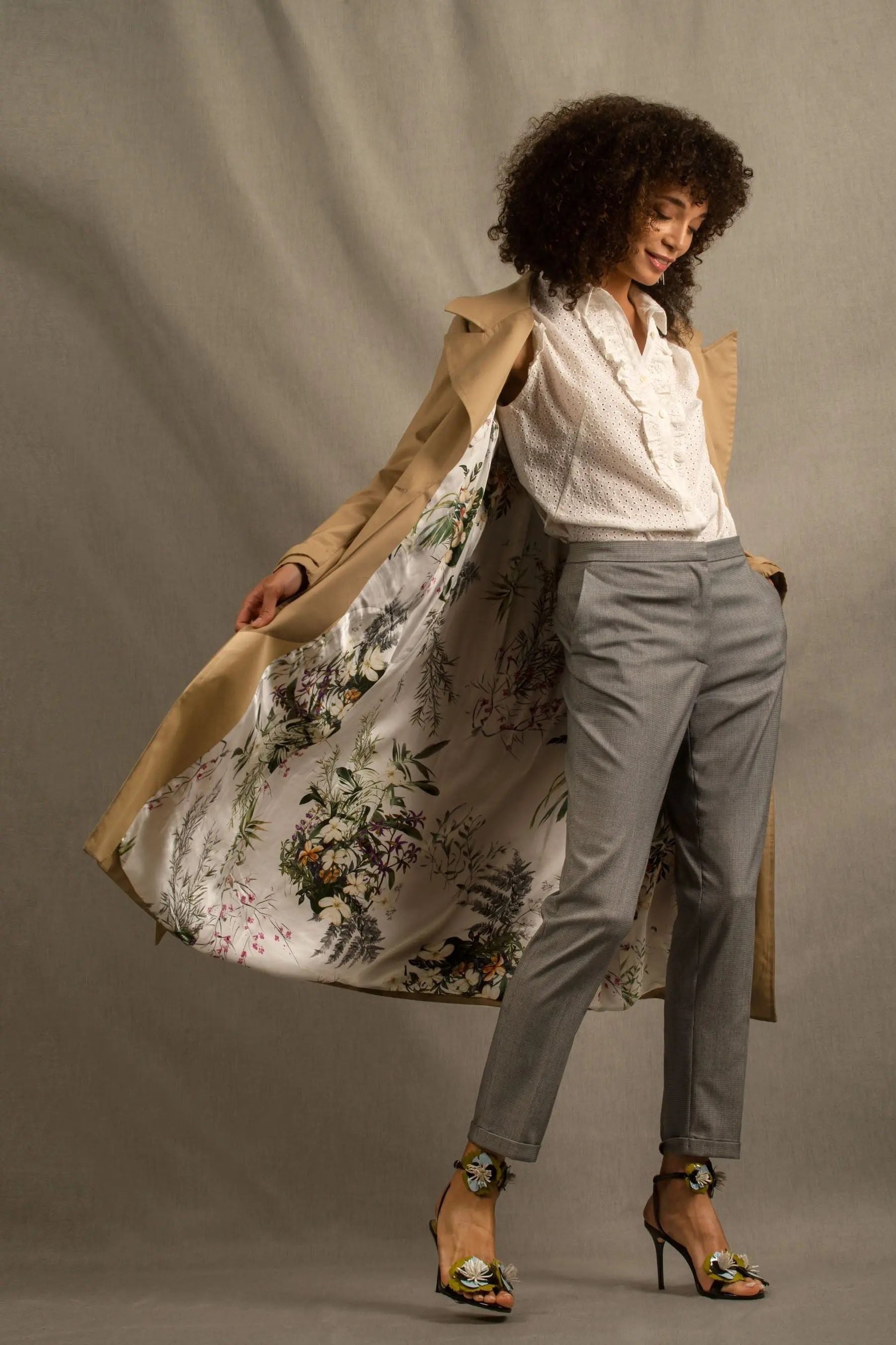 Trench Long en Coton Imperméable Beige – Palace - My tailor is Joh