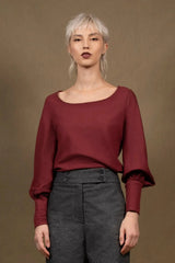 Pull Femme Bordeaux en Laine – Certitude
