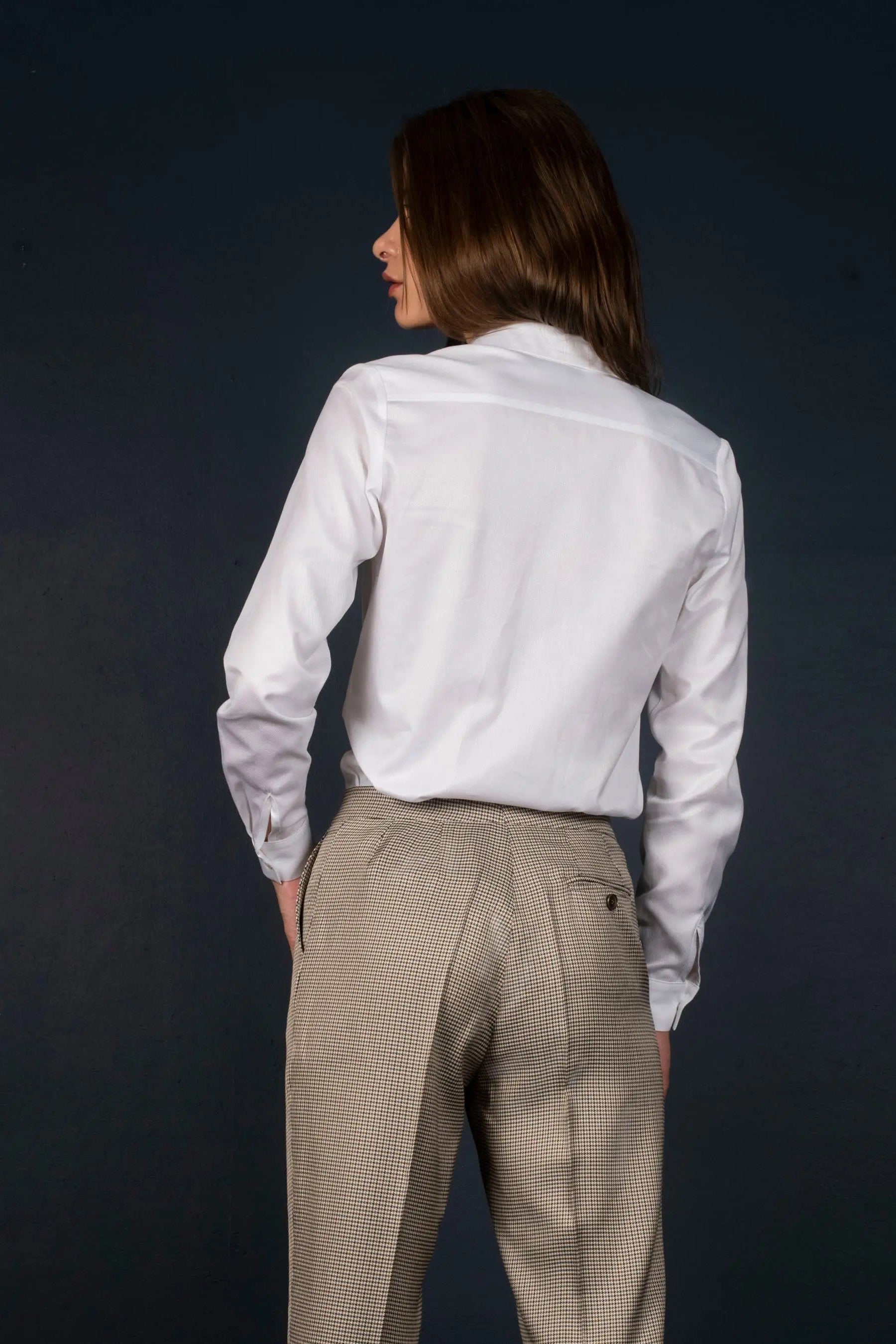 Chemise Femme Coton Blanc - Conception - My tailor is Joh