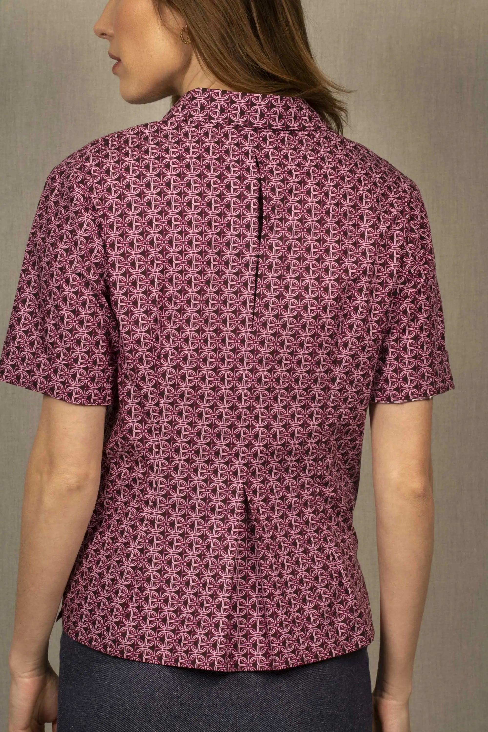 Chemisier Manches Courtes à Motifs – Parenthèse - My tailor is Joh