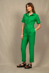 Combinaison Femme en Coton Vert - Parenthèse