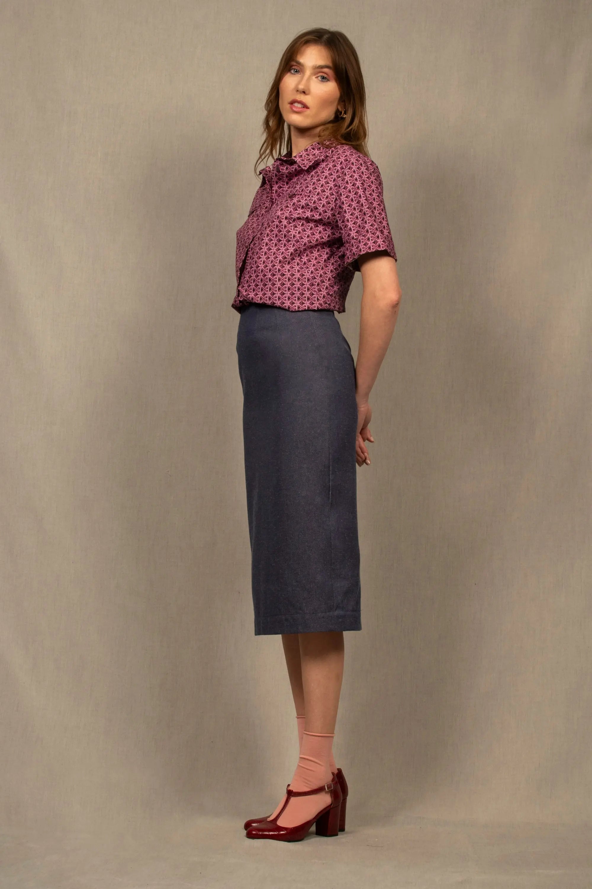 Jupe Crayon en Jean – Allure - My tailor is Joh