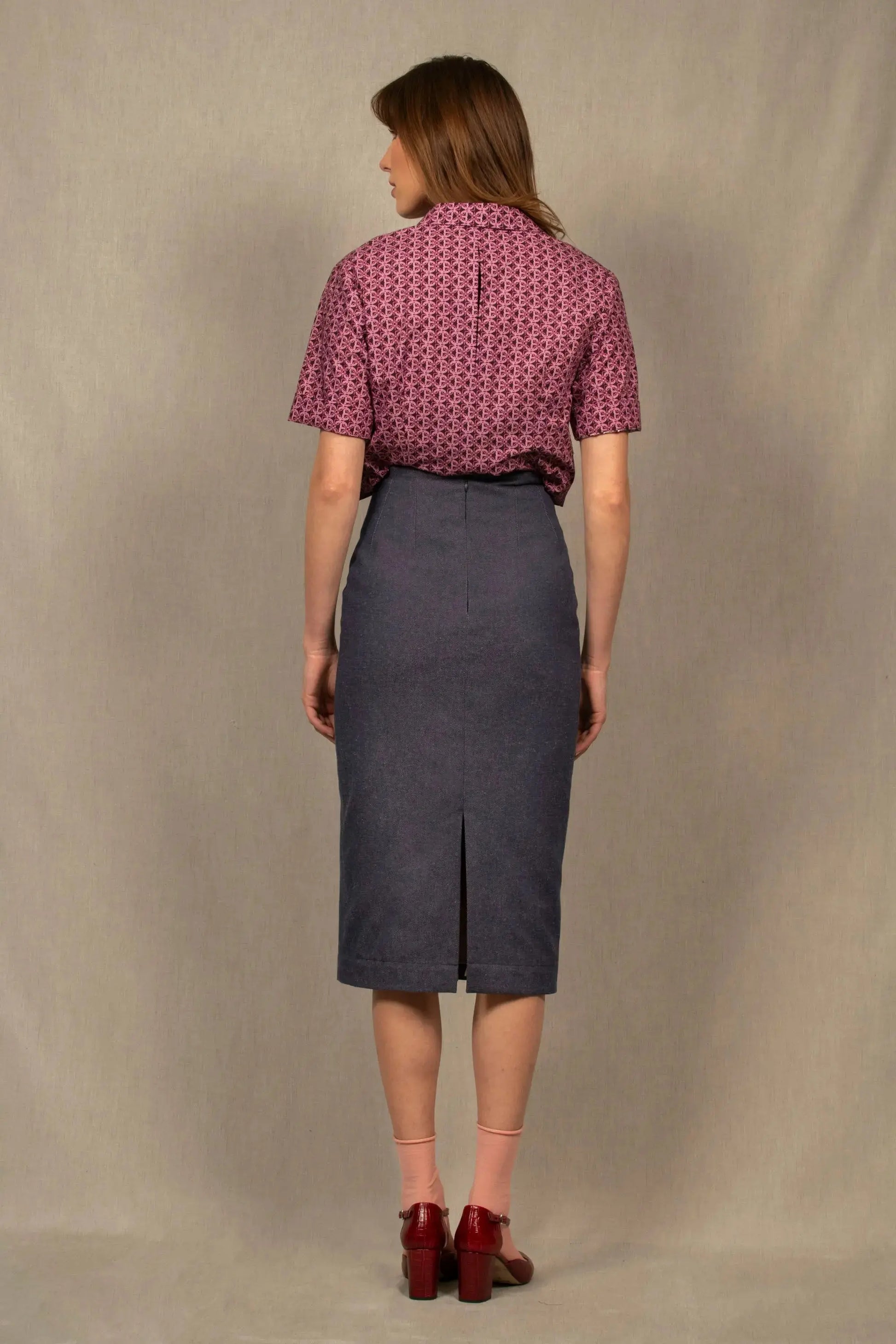 Jupe Crayon en Jean – Allure - My tailor is Joh