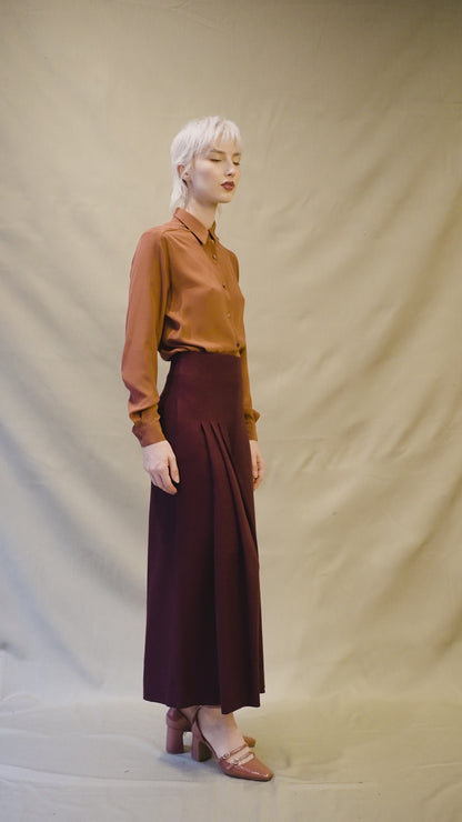 Chemise Femme Soie Chesnut - Conception