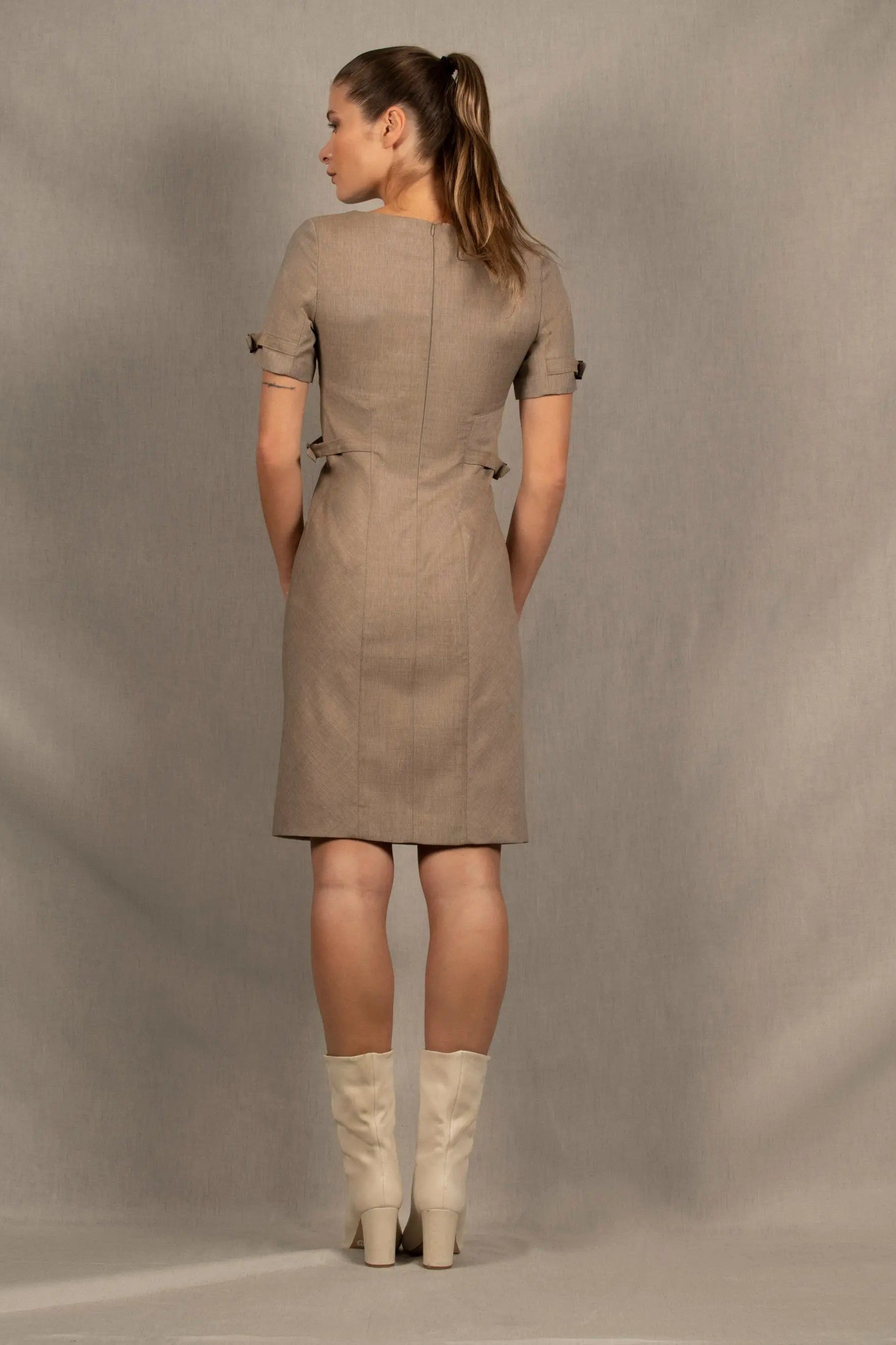 Robe Tailleur en Laine Grège – Soeur - My tailor is Joh