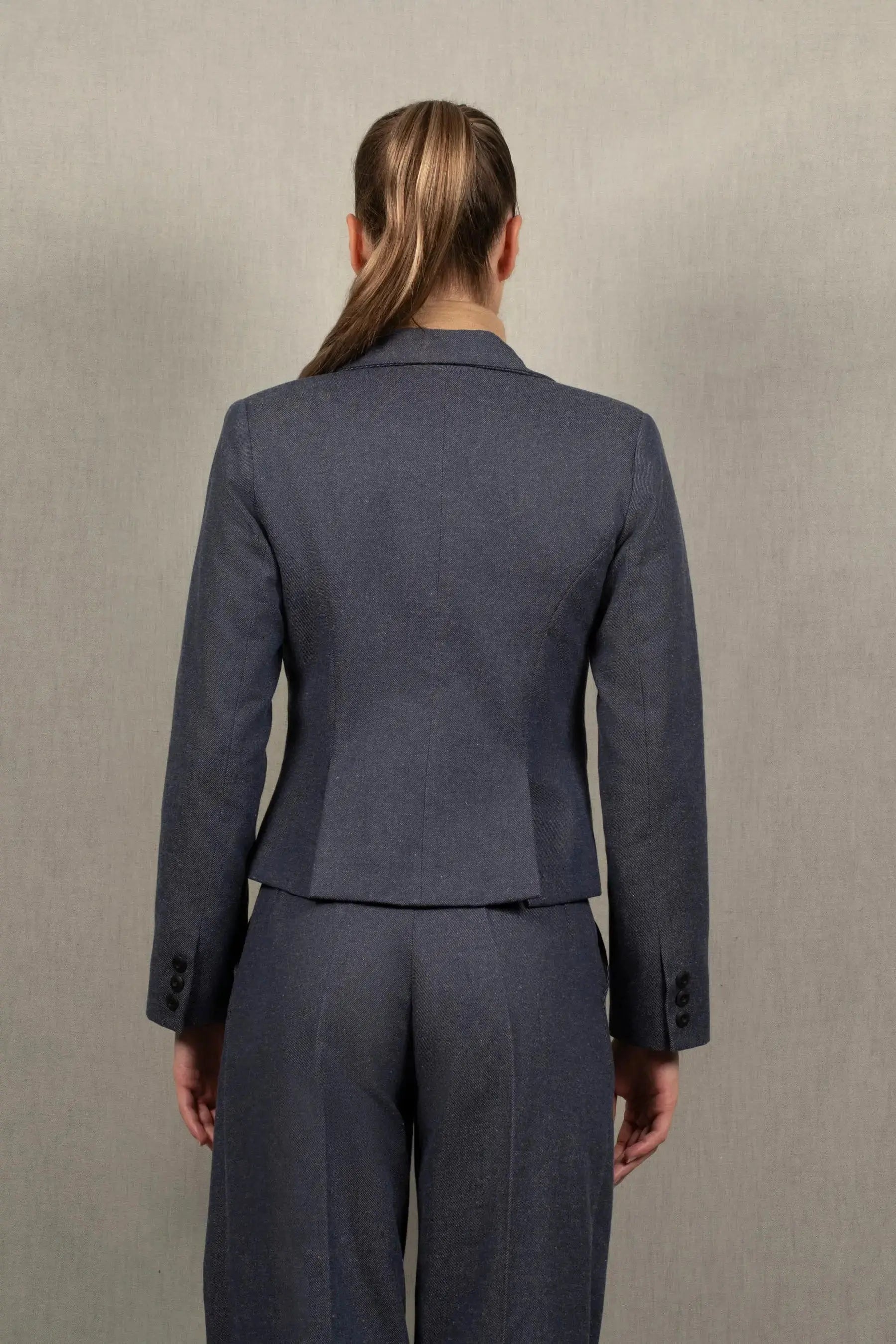 Veste Tailleur Femme Courte Jean - Certitude My tailor is Joh
