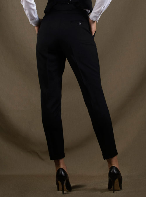 Le Pantalon tailleur femme fitté Conception - My Tailor Is Joh, la nouvelle marque de prêt à porter féminin, tailleurs, vestes, pantalons, robes, jupes, hauts, chaussures pour habiller les femmes.